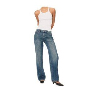 DL1961 Drew Straight-Leg Jeans Womens Size 26 Medium Wash